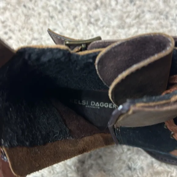 KELSI DAGGER BROOKLYN Peak Boots Size 6