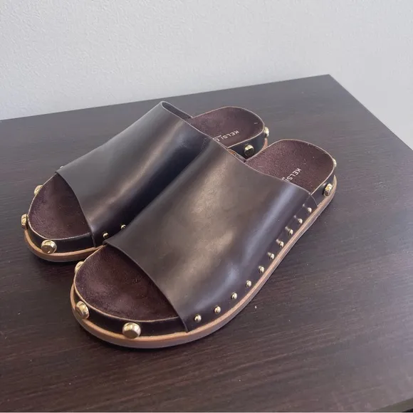 Kelsi Dagger Squish Buffalo Stud Slide Sandals