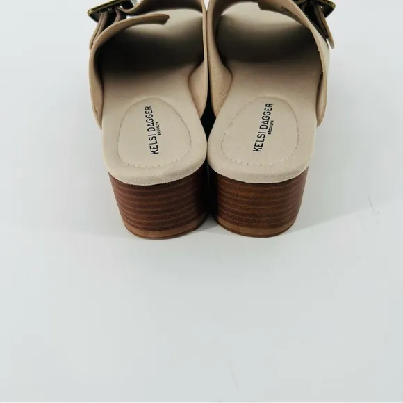 Kelsi Dagger Women's Cream Slide Sandals