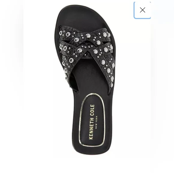 Kenneth Cole New YorkWomen's Jula Stud Slip On Flat Sandals size 10