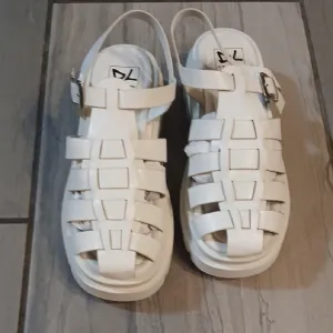 Kids White Sandals