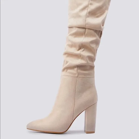Knee High Sloughy Boots