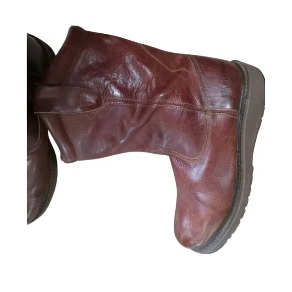 LaCrosse Brown Leather Men Boots Classic Design Size 9D