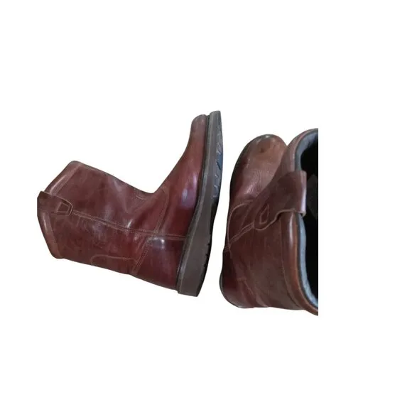LaCrosse Brown Leather Men Boots Classic Design Size 9D