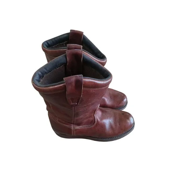 LaCrosse Brown Leather Men Boots Classic Design Size 9D