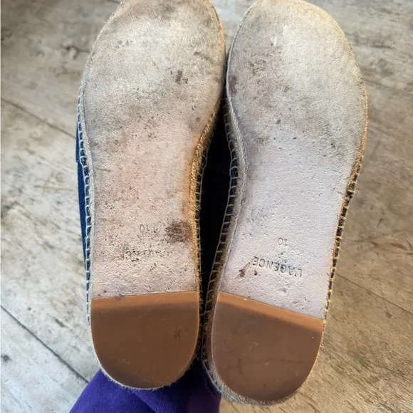 L’AGENCE Nautical Espadrille Loafers - size 10