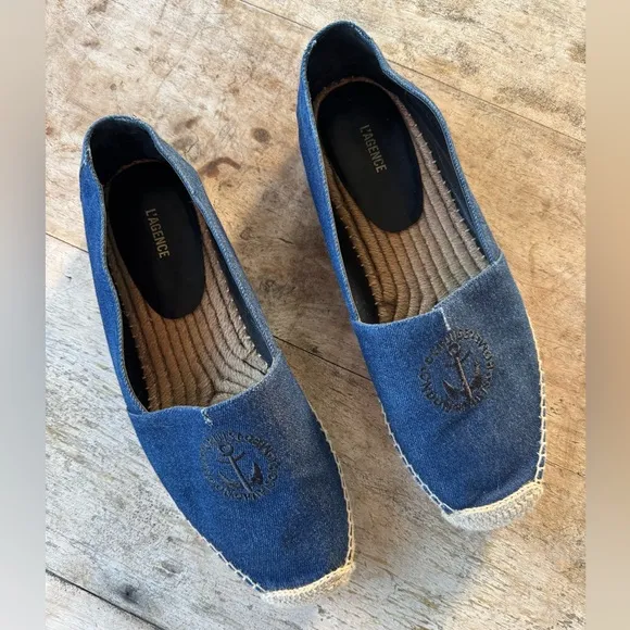 L’AGENCE Nautical Espadrille Loafers - size 10