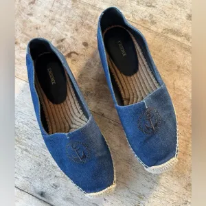 L’AGENCE Nautical Espadrille Loafers - size 10