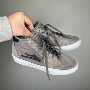 LAKAI | Men's Gray and Navy High-Top Sneakers 6 Skater Skateboard