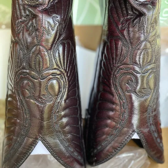 Laredo Brown Cowboy Western Boots Classic Leather