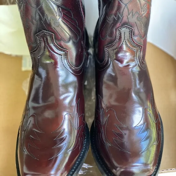 Laredo Brown Cowboy Western Boots Classic Leather