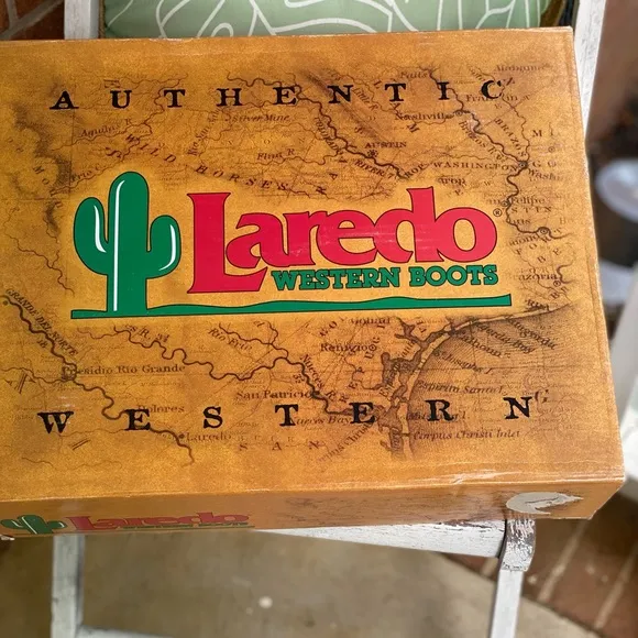Laredo Brown Cowboy Western Boots Classic Leather