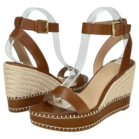 Lauren Ralph Lauren Hilarie Leather Womens Sandals Size 9.5M