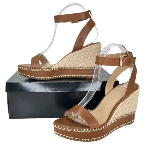 Lauren Ralph Lauren Hilarie Leather Womens Sandals Size 9.5M