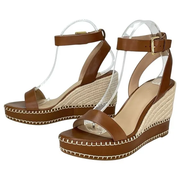 Lauren Ralph Lauren Hilarie Leather Womens Sandals Size 9.5M
