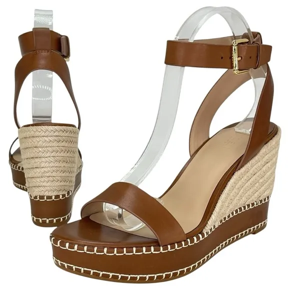 Lauren Ralph Lauren Hilarie Leather Womens Sandals Size 9.5M