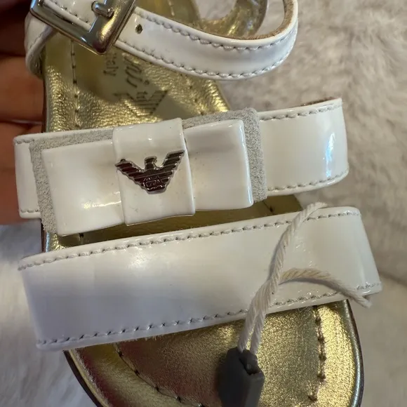 Leather sandals Armani. New