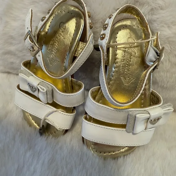 Leather sandals Armani. New
