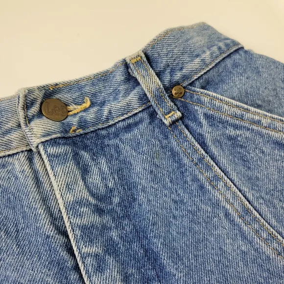 LEE Vintage High Waisted Jeans 100% Cotton Sz 12