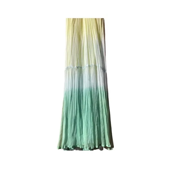 Letarte Ombre Layered Chiffon Halter Dress