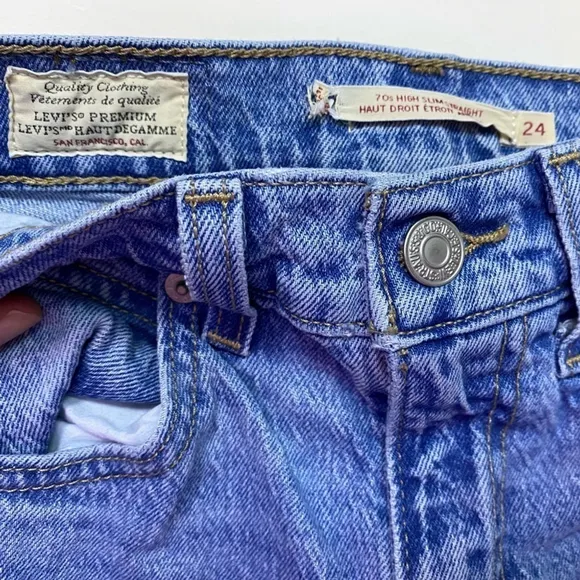 Levi’s Premium - 70’s High rise slim straight jeans