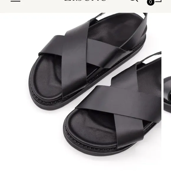 LIBERTE CAPRI GENUINE LEATHER SANDALS.