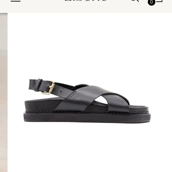 LIBERTE CAPRI GENUINE LEATHER SANDALS.
