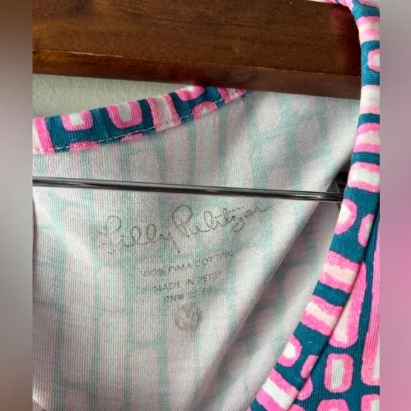 Lilly Pulitzer Beacon Dress Madevilla‎ Pink Slathouse stripe pink and blu…