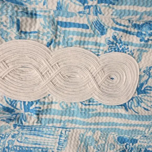 Lilly Pulitzer Blue Print Dress - Size 4
