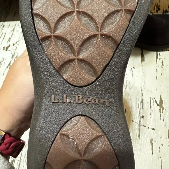 L.L. Bean Brown Waterproof Nordic Zip Boots Size 6.5 Medium