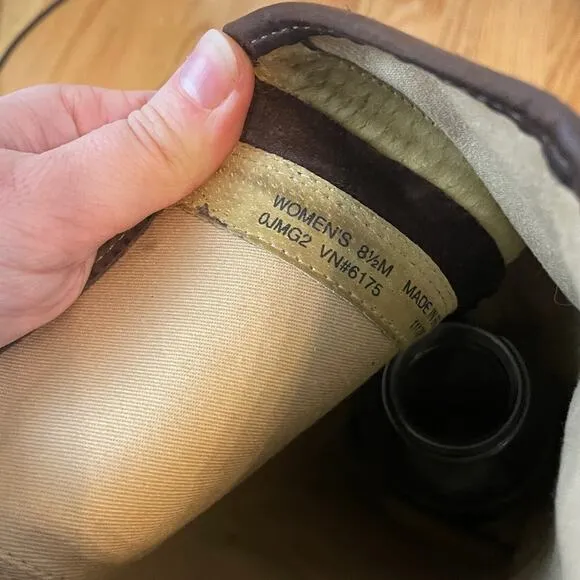 LL Bean Deerfield Brown Leather Water Resistant Classic Buckle Riding Boots‎ 8.5