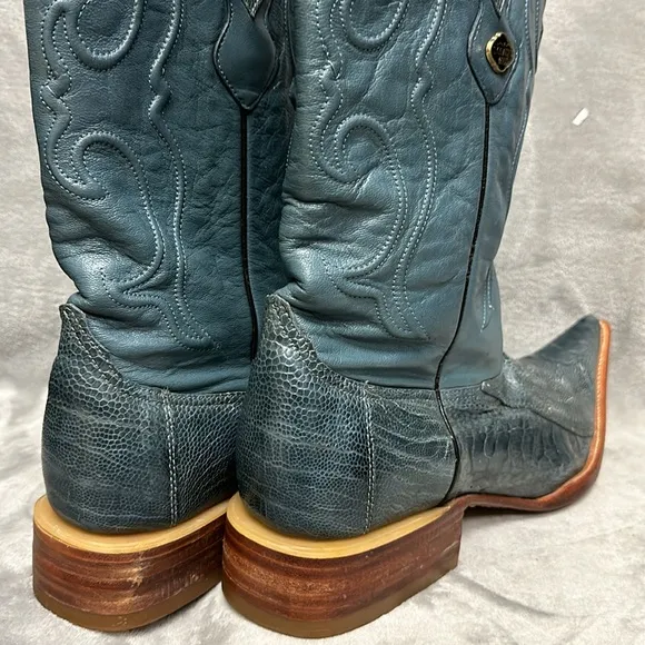 Los Altos Eel Pointed Toe Cowboy Boots Size 11 1/2