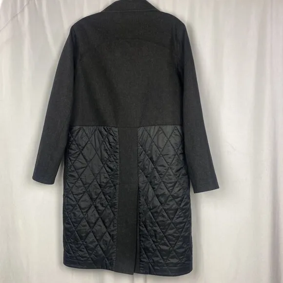Lululemon Roam Far Wool Coat Heathered Black / Black - Size 8