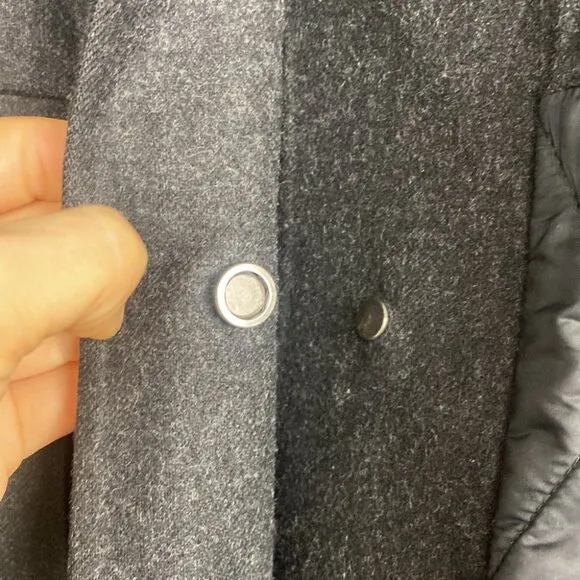 Lululemon Roam Far Wool Coat Heathered Black / Black - Size 8