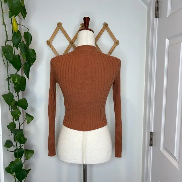 MADEWELL Brenville Crop Cardigan Sweater In Heather Caravan