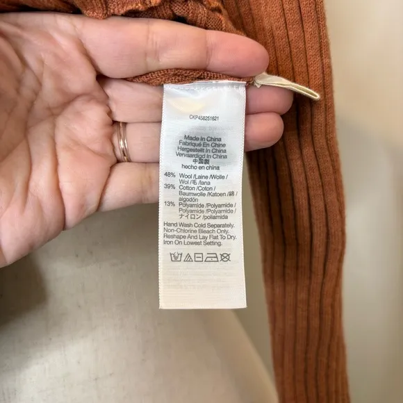 MADEWELL Brenville Crop Cardigan Sweater In Heather Caravan