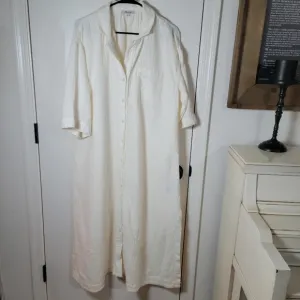 Madewell Lightestspun Cover-Up Maxi Shirtdress | 100% Cotton | Size Medium