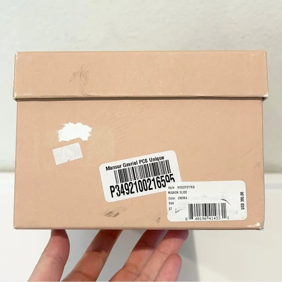 MANSUR GAVRIEL Mignon Strappy Slide Flat Sandals, Size 37, New in Box
