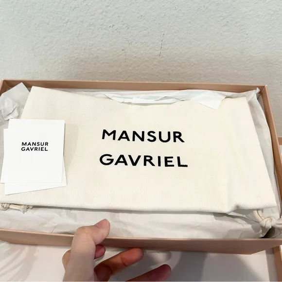 MANSUR GAVRIEL Mignon Strappy Slide Flat Sandals, Size 37, New in Box