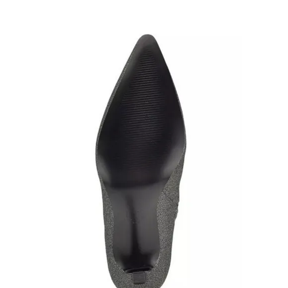 Marc Fisher Dark Grey Heeled shoe Boots with Stiletto Heel and Sleek Design