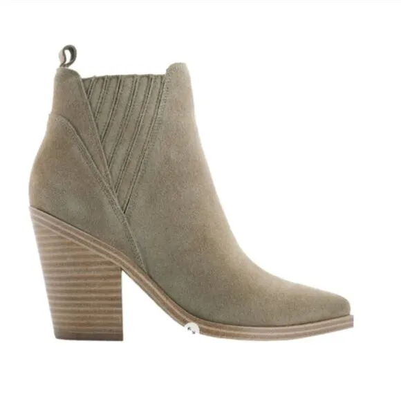 Marc Fisher Gadri Boho Suede Ankle Boots Size 11