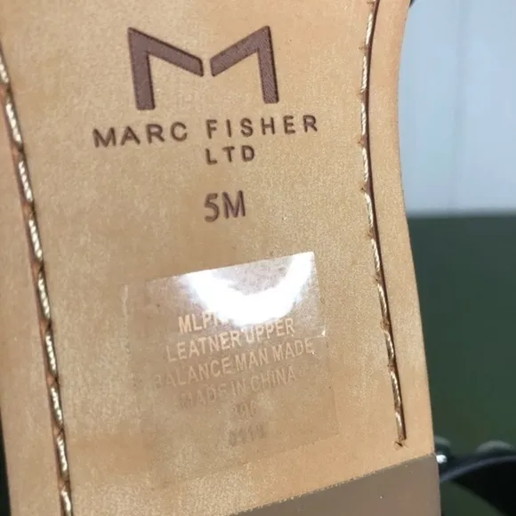 Marc Fisher NWT PRANCER Studded Crisscross Sandals