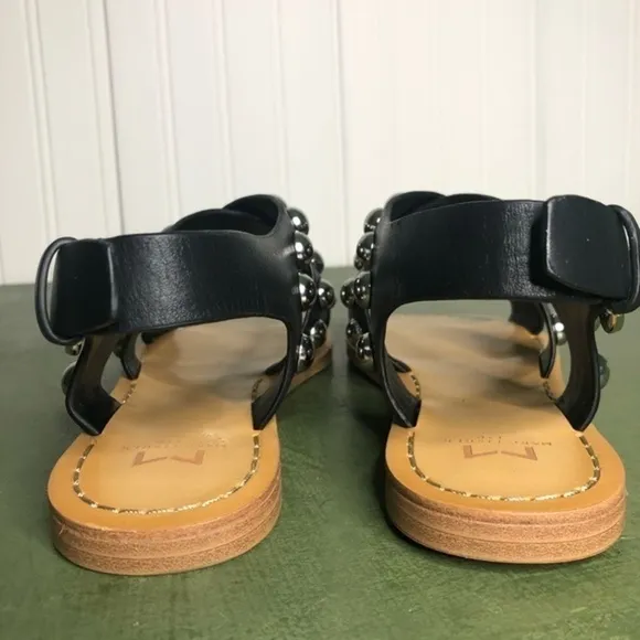 Marc Fisher NWT PRANCER Studded Crisscross Sandals