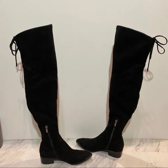 Marc Fisher Yuna Over The Knee Black Boots 5M
