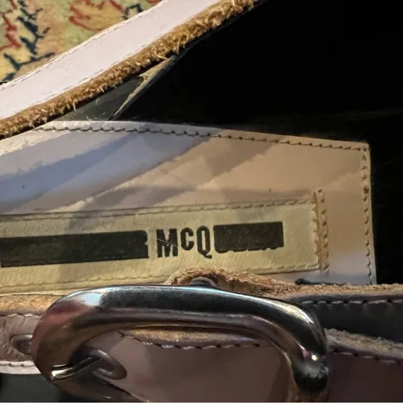 McQ by Alexander McQueen Blush Studded Sandals