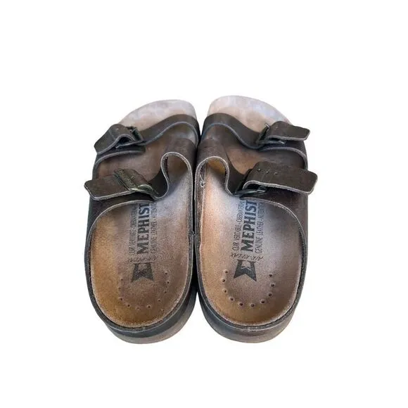MEMPHISTO MEN’S LEATHER SANDALS EURO SIZE 44, US size 10