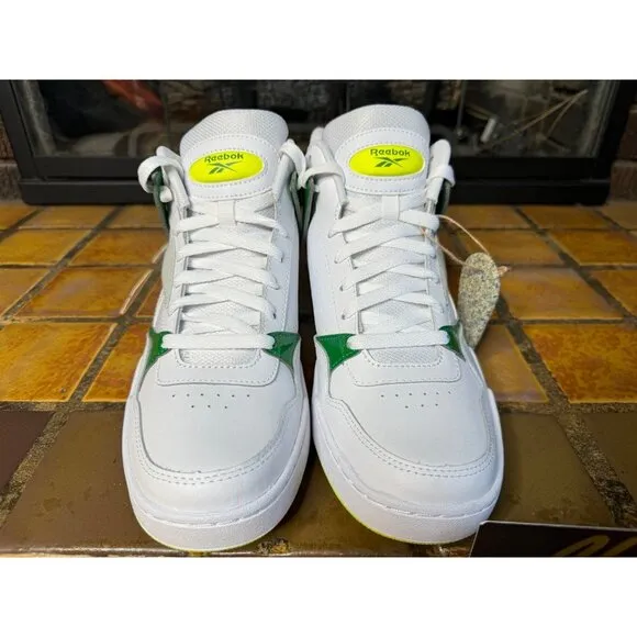 Mens 10.5 Reebok Royal “Green Money” Athletic Basketball Sneakers BB4590