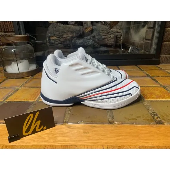 Mens 7 Adidas TMAC 2 Restomod “USA” Athletic Basketball Sneakers H67327