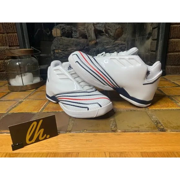 Mens 7 Adidas TMAC 2 Restomod “USA” Athletic Basketball Sneakers H67327