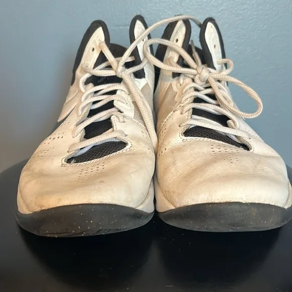 Men's Air Visi Pro VI Basketball Sneakers navy and white mens size 8.5